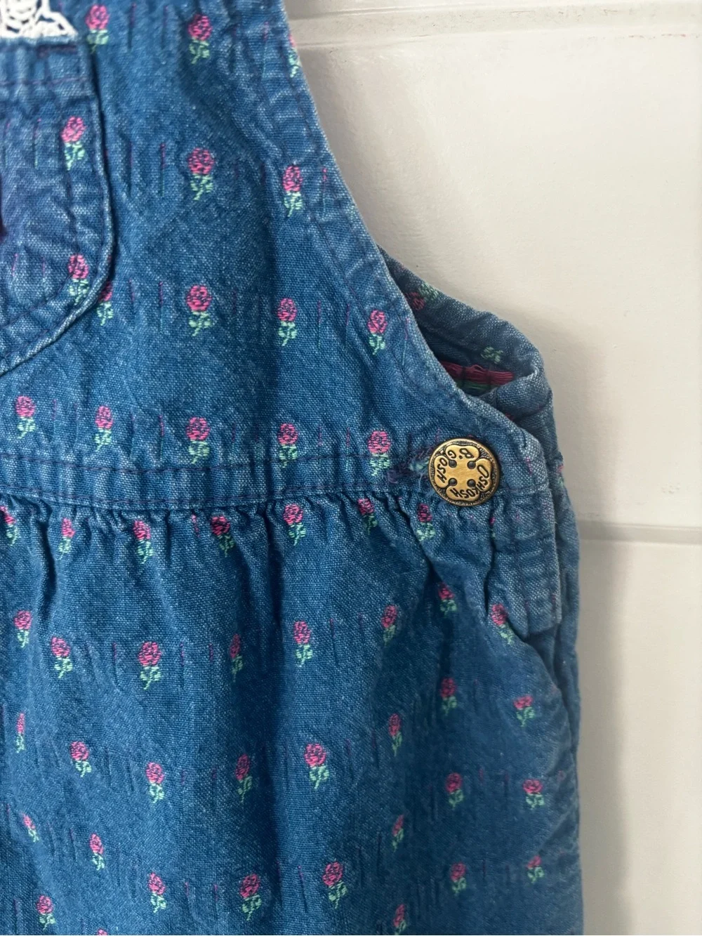 Vintage OshKosh B'gosh Denim Overall Dress